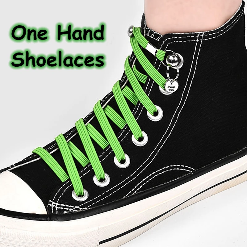 

New Quick One Hand ShoelaceS For Chidren and Adults Sneakers Shoelace Special Creative Women Men Shoelace Quick Lazy Laces