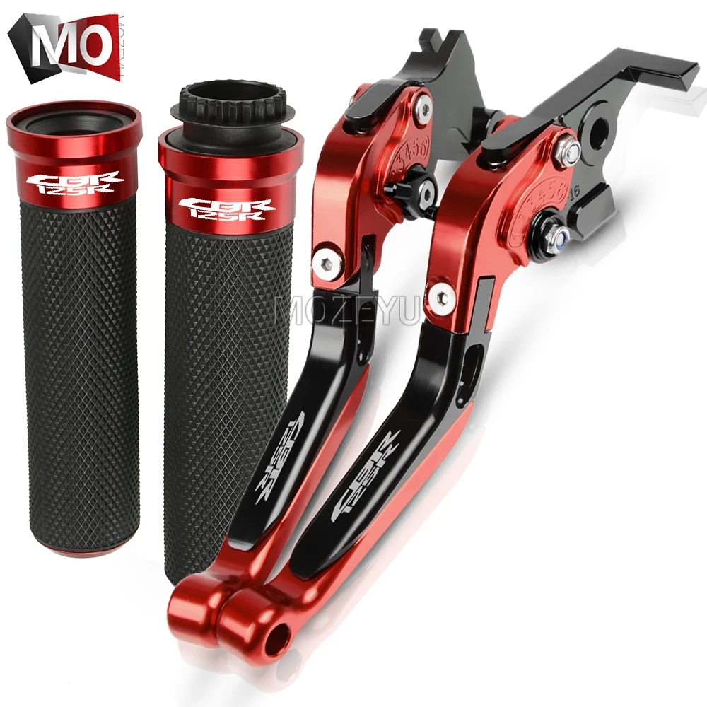 Для Honda CBR125R CBR 125R 125 R CBR125 R 2005 2011- Мотоцикл с ЧПУ сцепные рычаги Руль ручками - Цвет: RD CBR125R 11-20