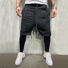 Мужские модные новые повседневные шорты бодибилдинг тренировка фитнес шорты в уличном стиле мужские брюки