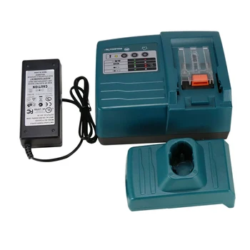 

Battery Charger with Converter Adapter Fit for Makita 7.2V-18V Ni-CD/Ni-MH Battery 14.4V-18V Li-Ion Battery EU Plug