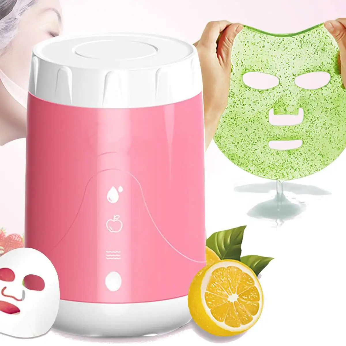 

Face Mask Maker Machine Facial Treatment DIY Automatic Fruit Natural Vegetable Collagen Home Use Beauty Salon SPA Care Set New