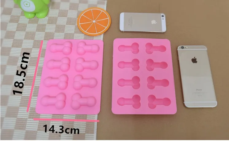 27.5 CM Penis Shaped Silicone Cake Mould Dick Soap Mold 3D Fondant