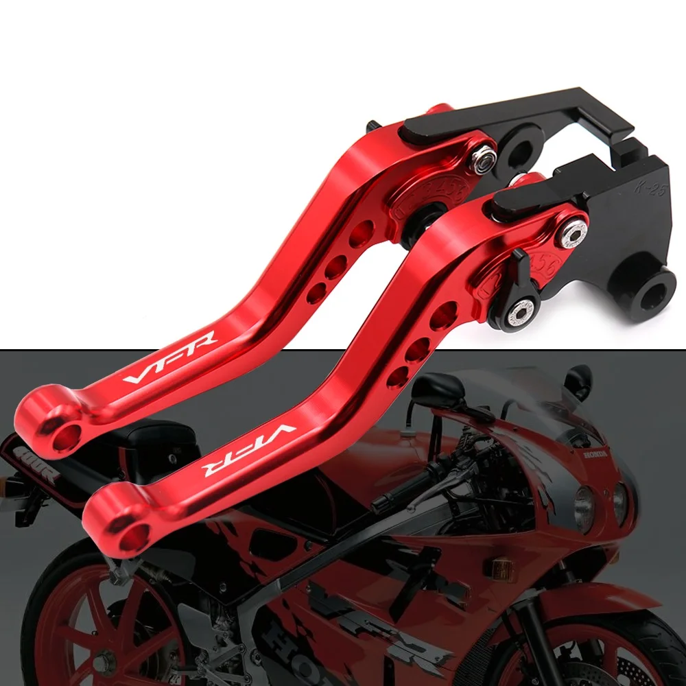 С логотипом (VFR) регулируемый тормозной рычаг сцепления для HONDA VFR800 VFR 800 1998 1999 2001