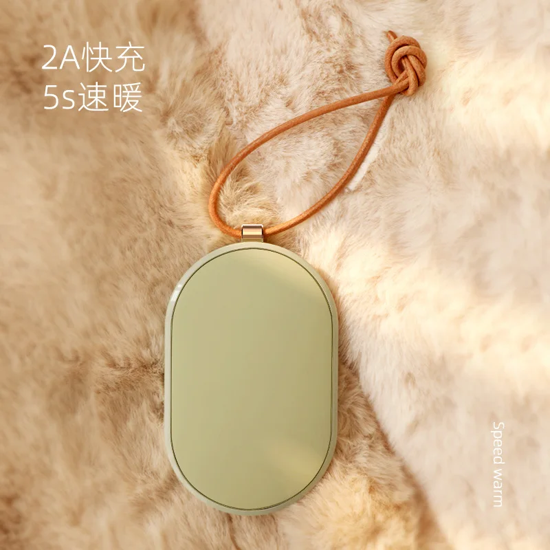 Creative Fluorite Hand Warmer USB Mobile Power Charger Thermostat Fever Explosion-Proof Heating Pad Gift Customization