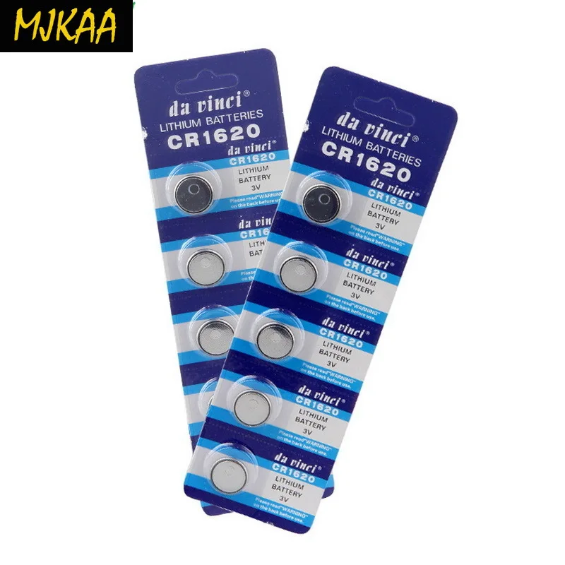 10pcs LM1620 CR1620 ECR1620 KCR1620 BR1620 Lithium 3V Button Cell Coin Battery Wholesale High Capacity Car Remote Watch | Электроника