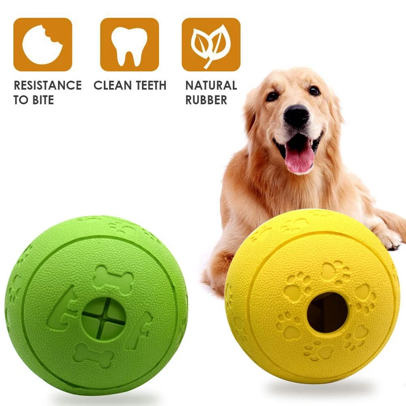 Rubber Big Dog Chew Toys for Aggressive Chewers Interactive Ball Food Dispenser 