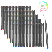 Rt маркеры, карандашная ручка, эскиз, игла для ручного рисования, Pigma, граффити на водной основе, 12 24 36 48 60, 100 цветов, тонкая линия, крючок для рисования