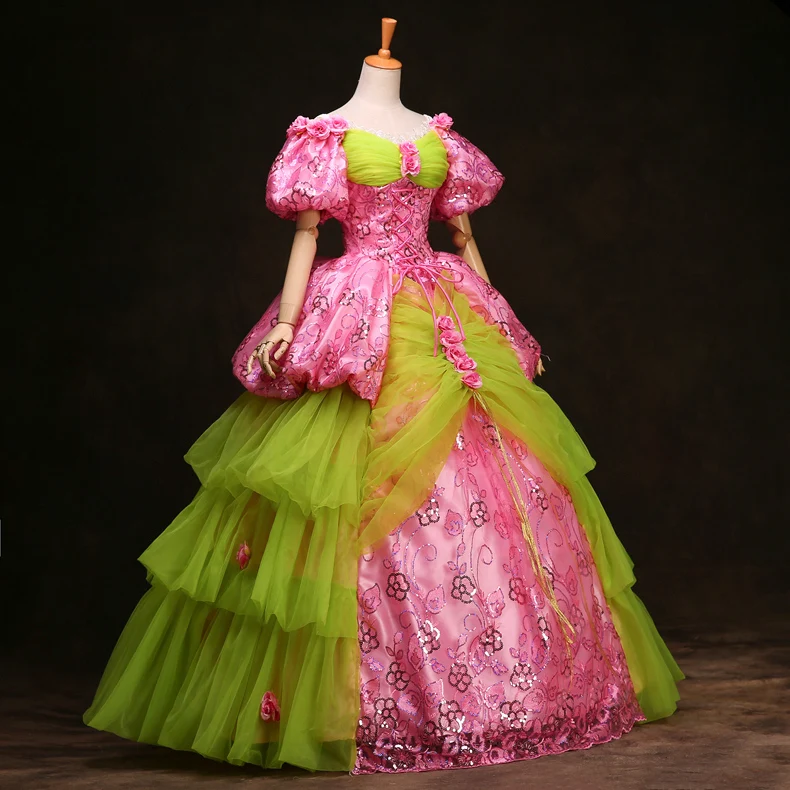 Готическое викторианское платье Марии Антуанетты Ренессанс Wench готическое платье принцессы вампирский театральный костюм на Хэллоуин