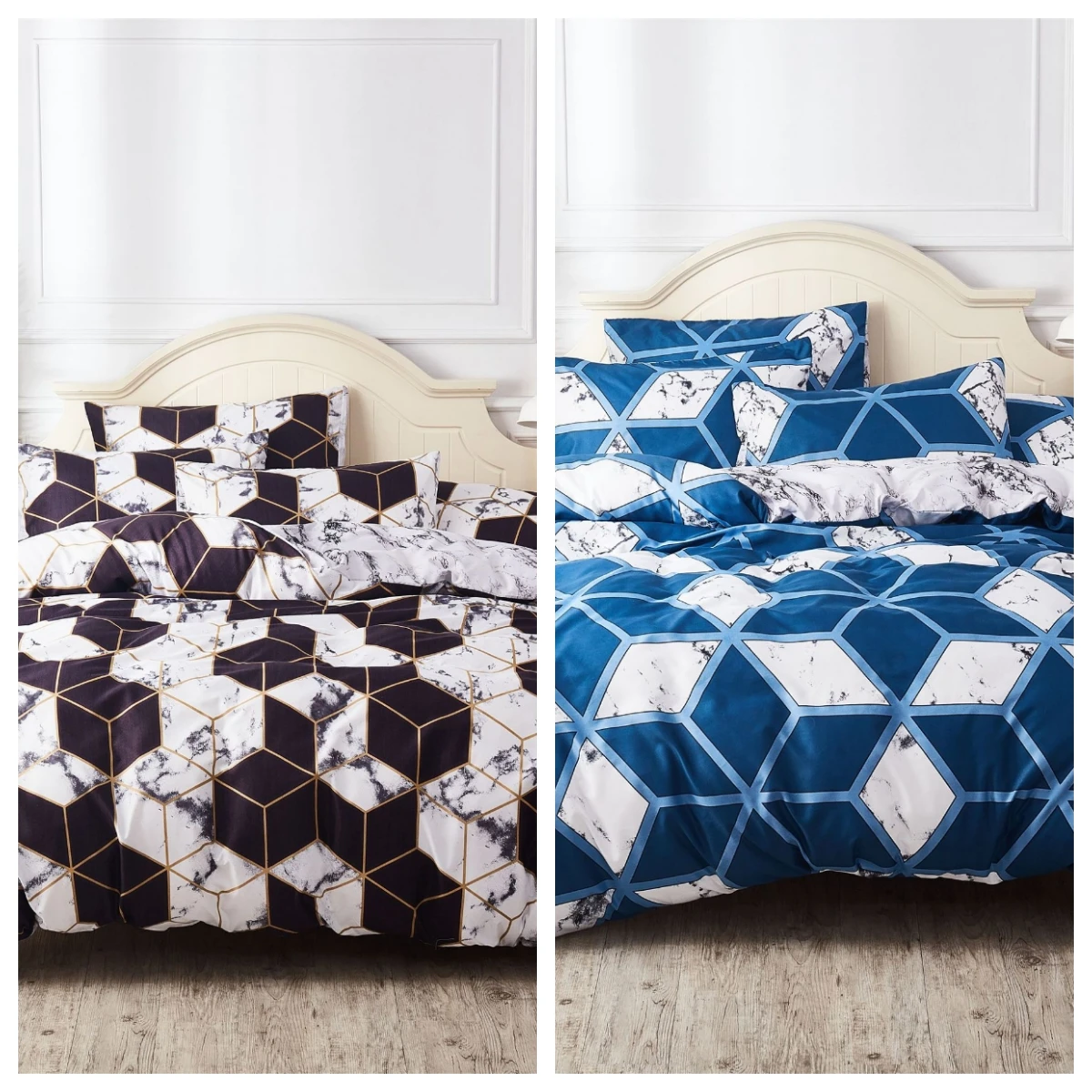 

2020 New Pattern Stone Printing 2/3 Pcs Duvet Cover Set 1 Quilt Cover + 1/2 Pcs Pillow Cases Single Twin Double Full Queen King