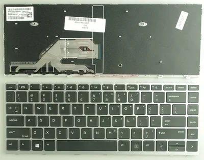  SSEA New US Keyboard with silver frame For HP Probook 430 G5 440 G5 445 G5 Keyboard no backlight