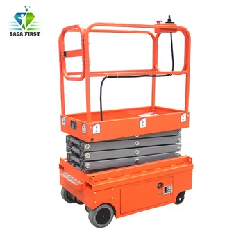 Best 2.5m Mini Full Electric Whole-electromotion Scissor-type Lifting Platform Scissor Lift