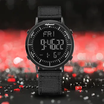 

shifenmei Men's and women's digital watch sports watch Neutral sports watch Date display Alarm clock luminous relogio digital