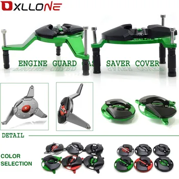 

cnc MOTORCYCLE ACCESSORIES FRAM SLIDER ENGINE GUARD CASE SAVER COVER PROTECTION PROTECTIVE COVER FOR KAWASAKI Z900 2017 2018