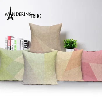 

Nordic Throw Pillow Case Colorful Stripe Decor Cushions Cases Linen Pillows Covers Farmhouse Decorative Cushions Covers Cojines