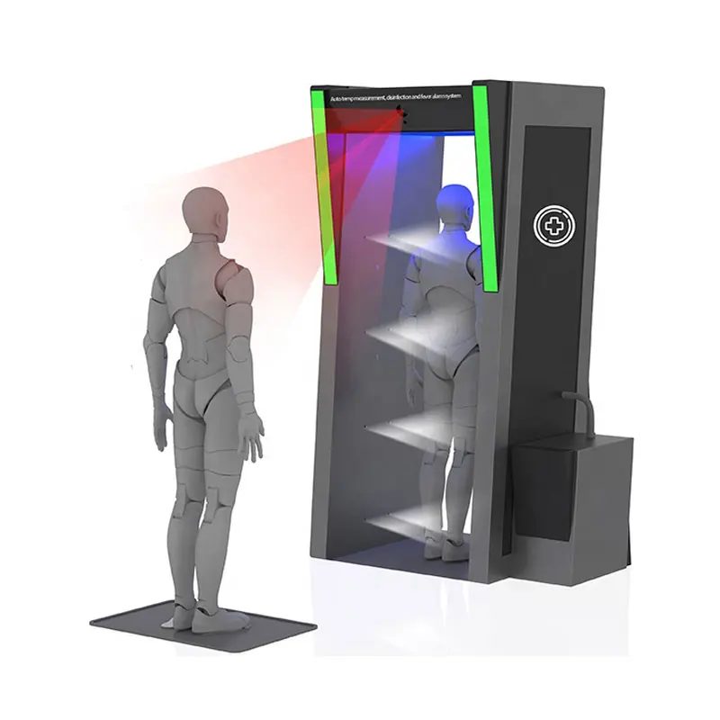 Atomización ultrasónica inteligente automática, esterilización UV, desinfección, desinfectante para puerta de baño