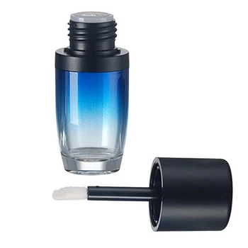 

1PC Mini 8ml Blue Gradient Lip Glaze Tube DIY Lipgloss Lip Oil Wand Tube Mascara Brush Containers Lipstick Lip Balm Bottle