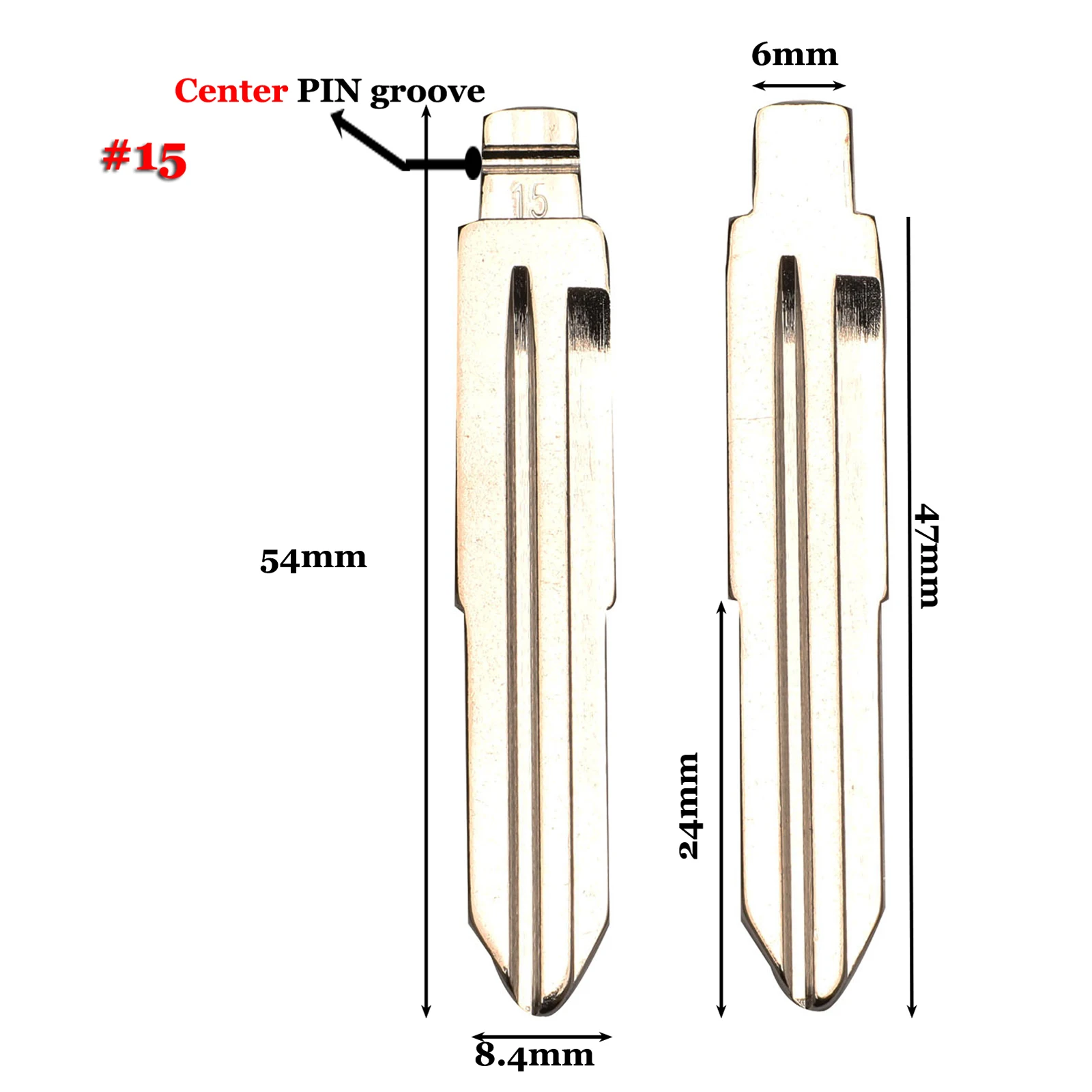 jingyuqin Folding Flip Remote Key Blade For Great Wall Haval Hover H1 H2 H3 H5 H8 #03 #05 #15 #25 #69 #104 KD Uncut Key Blank
