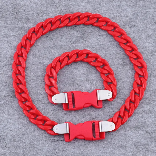 Chunky Acrylic Chain Necklace 34