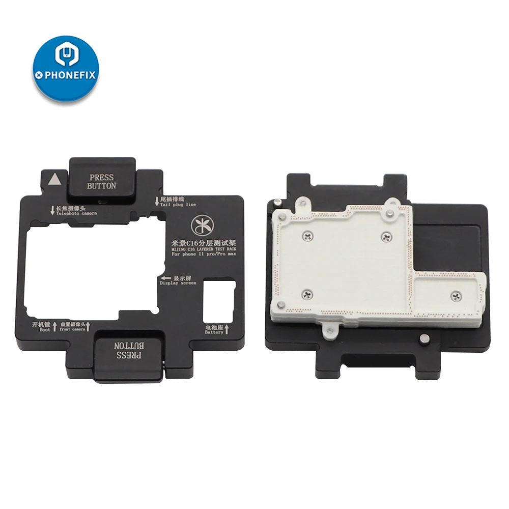  MIJING Test Fixture for iPhone 11 Pro MAX Motherboard Fixture Logic Board Separating Welding Platfo