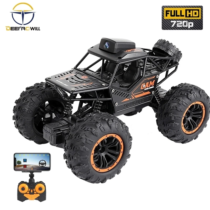 2020 Новый RC автомобиль с HD камерой беспроводной скалолазание внедорожник Wifi