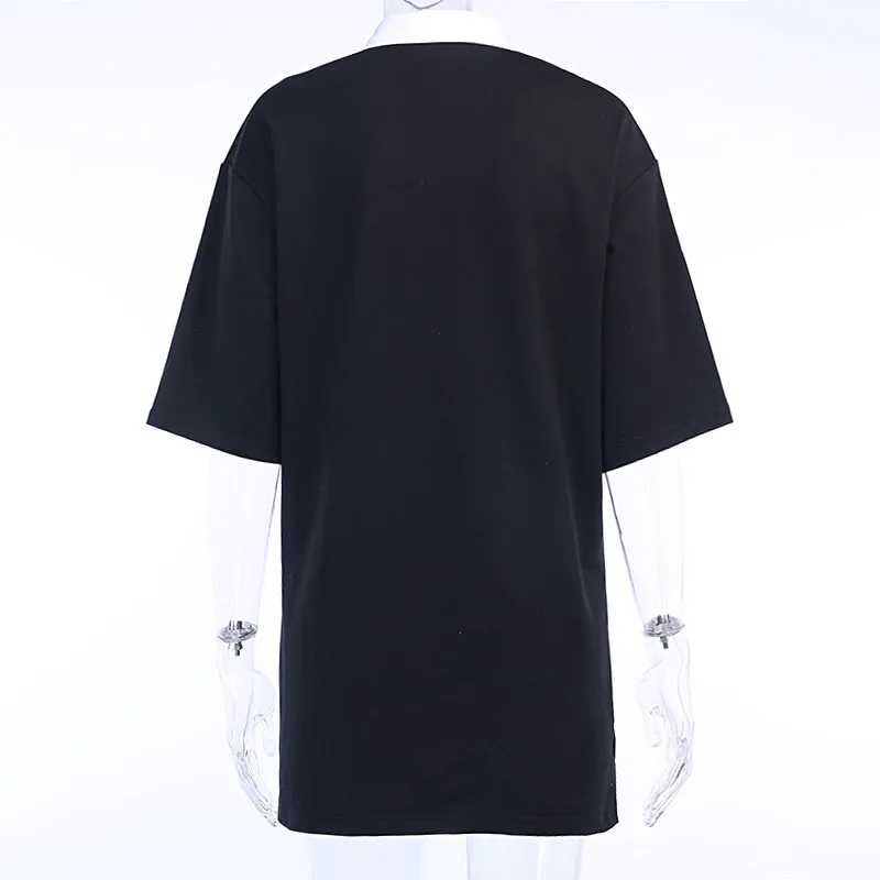 2020 New Dragon Print Vintage Gothic Female T-shrits Spring Egirl Grunge Punk Emo Aesthetic Harajuku Tshirt Women Chic