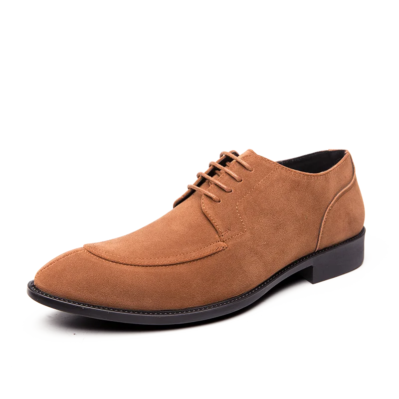suede leather shoes men italian designer male dress elegant moccasins work footwear formal business brogue oxford shoes for men (1)