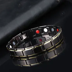 2021new4 in1 Weight Loss Men's Bracelet Energy Magnets Slimming BangleTwisted