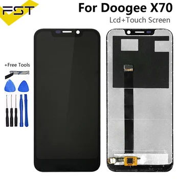 

5.5''For Doogee X70 LCD Display + Touch Screen Digitizer Repair Replacement Parts For Doogee X70 Phone Accessory+Tools +Adhesive