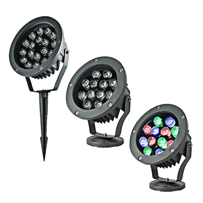 

led lawn light outdoor spotlights Waterproof IP66 garden lamp 3W 5W 7W 9W 12W 24W 36W 48W 220V spotlight spot led exterieur
