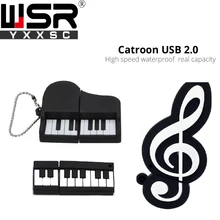 ##Special Price Cartoon piano/note usb2.0 pen drive 4gb 8gb 16gb flash drive 32gb real capacity 64gb high speed 128gb waterproof usb stick gift ##Special Price Cartoon piano/note usb2.0 pen drive 4gb 8gb 16gb flash drive 32gb real capacity 64gb high speed 128gb waterproof usb stick gift
