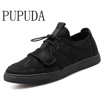 

PUPUDA men sneakers autumn new trend fashion slip-on flat shoes korean espadrilles classic running shoes men sport shoes