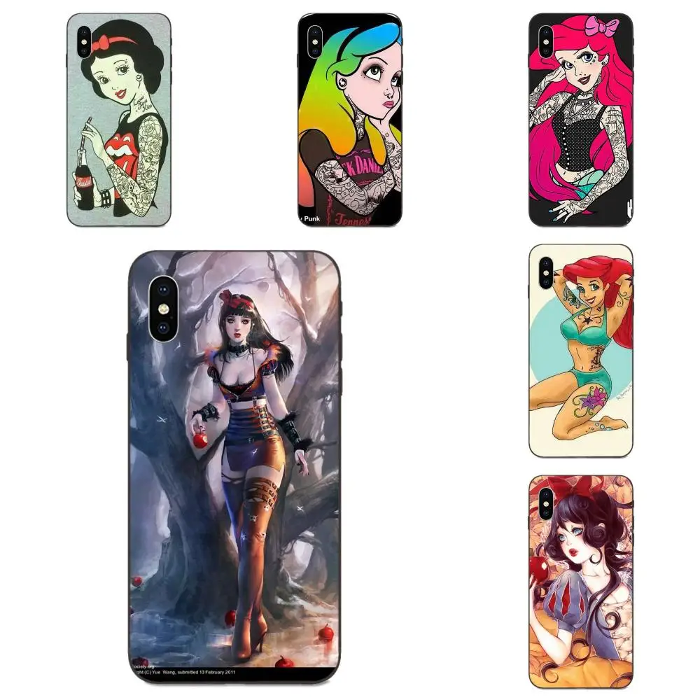 Татуировка Ариэль Алиса Белоснежка для Xiaomi mi x Max Note 2 2S 3 S 5X6 6X8 9 9T SE A1 A2 A3 CC9e Lite Play Pro F1