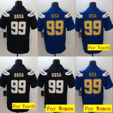 Все сшитые мужские wo мужские молодежные дети Лос-Анжелес Joey Bosa 99 Джерси