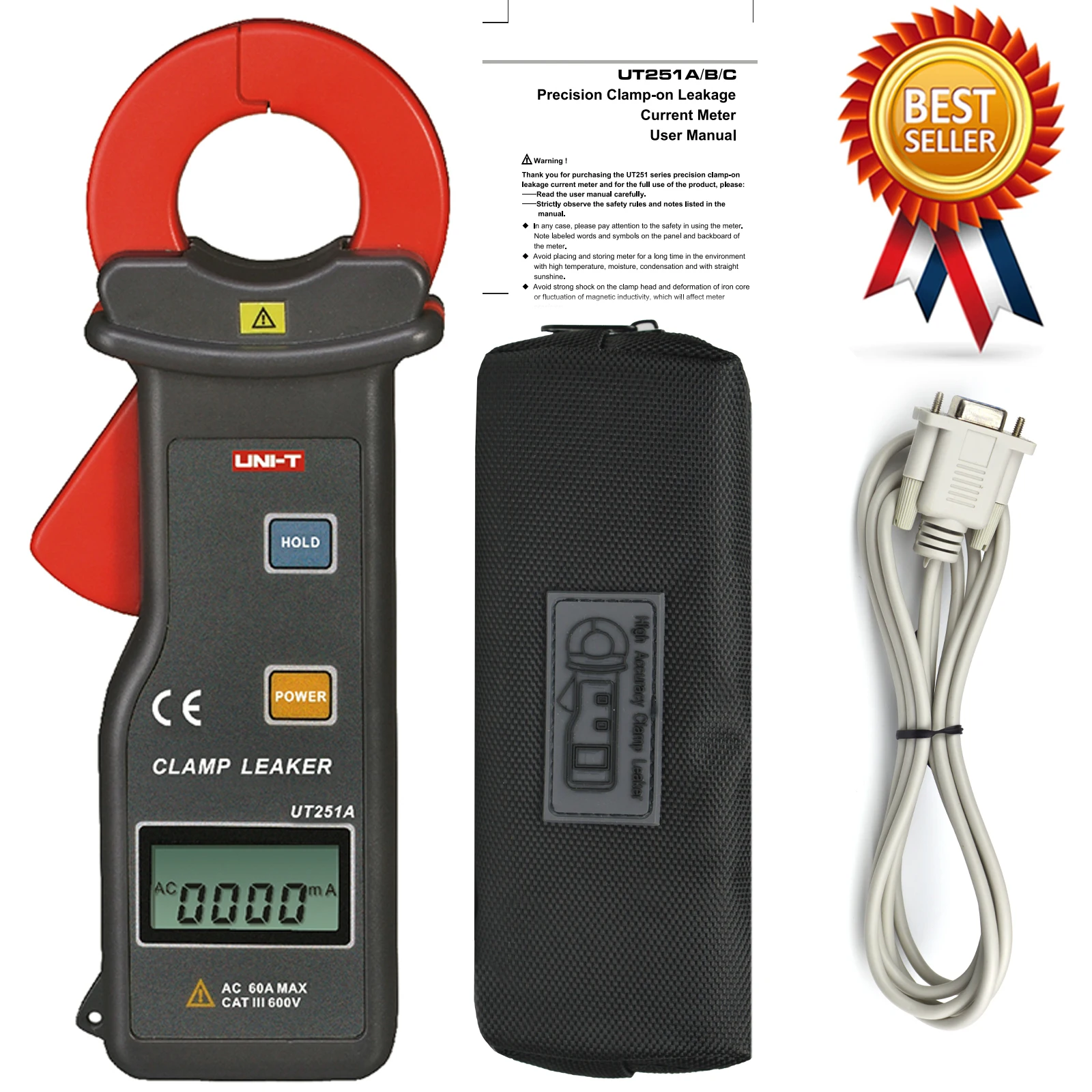 UNIT UT251A High Sensitivity Leakage Current Clamp Meter Current