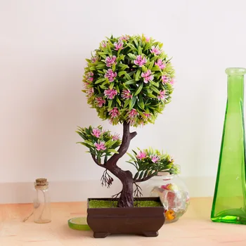 

faux bonsai tree ornamental plant Ingenious flower home decoration accessories Decorative flower artificial plants with pot