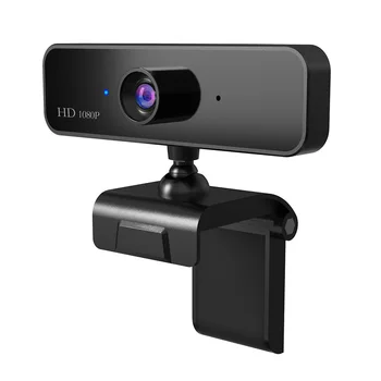 

HD Webcam USB Camera Digital Full HD 1080P Web Cam with Microphone Clip-On 2.0 Megapixel PC Camera for Computer Online Teaching