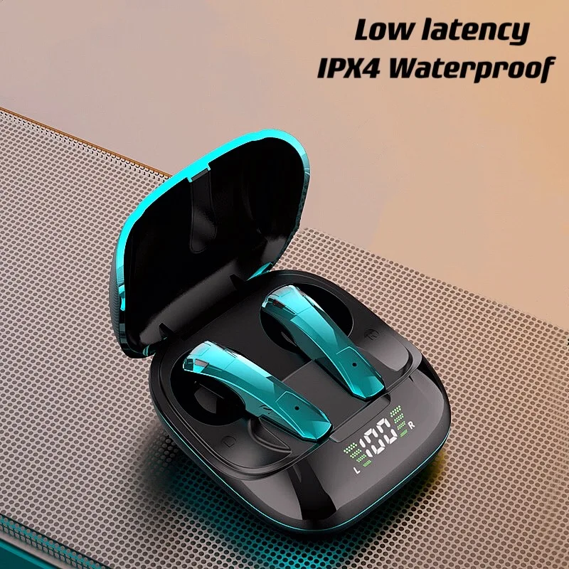 Auriculares TWS con Bluetooth 5,0, cascos estéreo 9D Hifi, deportivos, impermeables, con micrófono para teléfonos móviles
