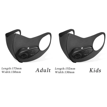

Fresh Air Supply Smart Electric Face Mask Air Purifying Anti PM2.5 Dust Pollution