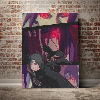 

Itachi Uchiha Akatsuki Naruto anime Canvas poster Painting wall Art decor Living room Bedroom Study Home Decoration Prints