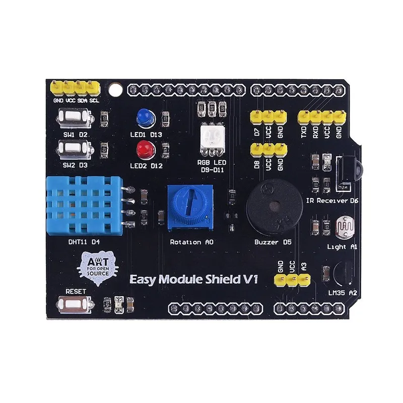 Многофункциональная Плата расширения DHT11 LM35 температура влажность для Arduino