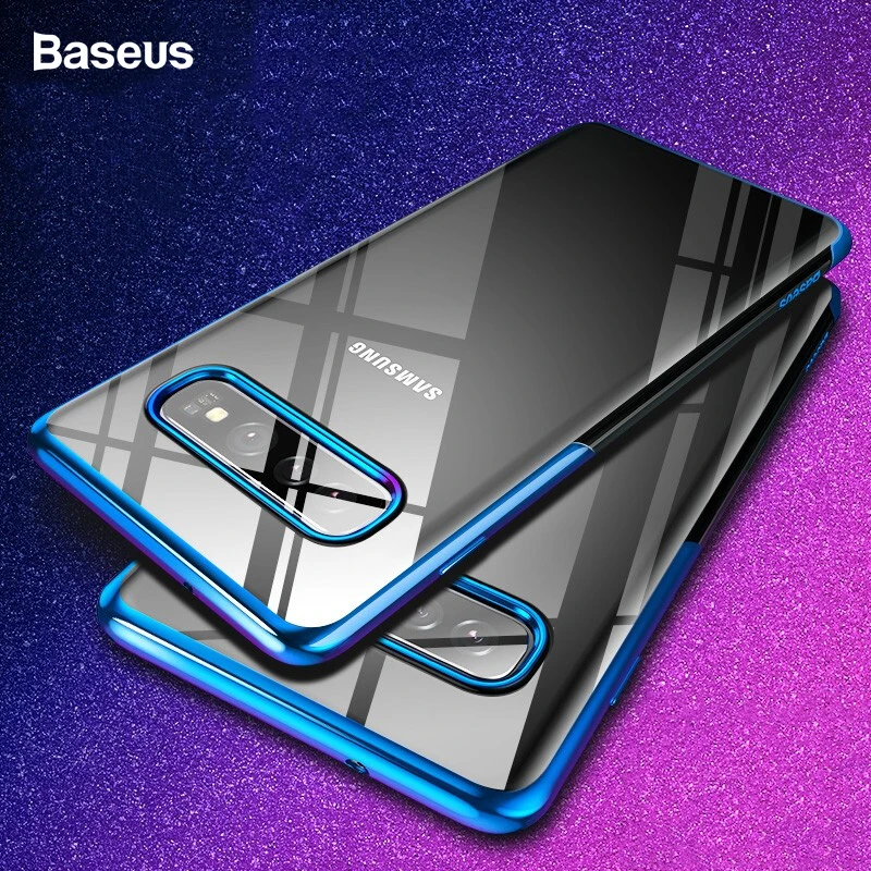 Роскошный чехол для телефона Baseus с покрытием для samsung Galaxy S10 Plus, Ультратонкий Мягкий ТПУ силиконовый чехол для Galaxy s10 Fundas