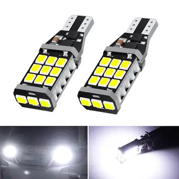 

2x Canbus 921 T15 W16W LED Bulbs Car Backup Reverse Light For BMW E60 E90 E91 Ford Fiesta Fusion Focus Mazda 3 5 6 CX-5 White