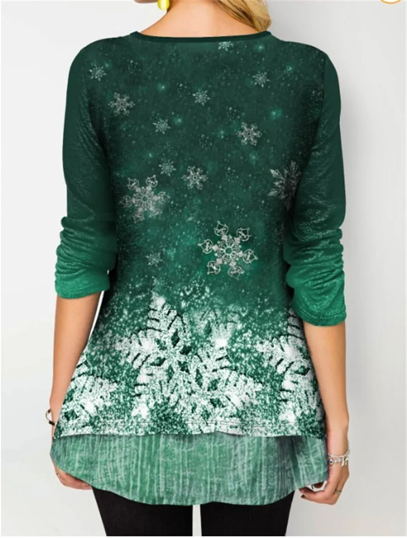 Women Christmas T-Shirts Christmas Snowman Print Fashion Tee Autumn Winter Festival Tops Long Sleeve Loose T-Shirt Pullovers Women Christmas T-Shirts Christmas Snowman Print Fashion Tee Autumn Winter Festival Tops Long Sleeve Loose T-Shirt Pullovers