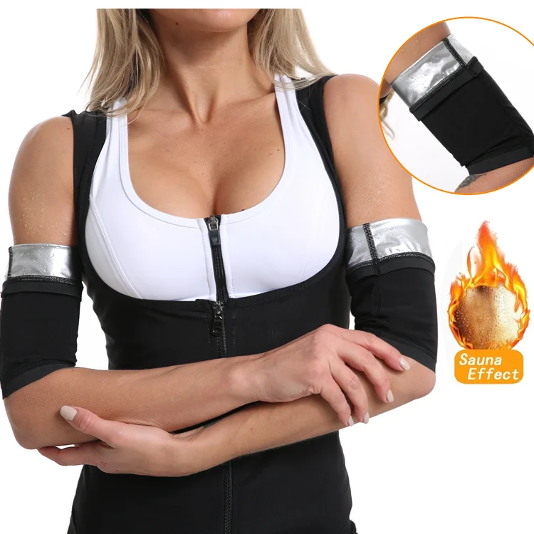 Women Long Sleeve Neoprene Sweat Sauna Vest Body Shapers Vest Waist Trainer Shapewear Waist Shaper Corset For Women honeylove shapewear