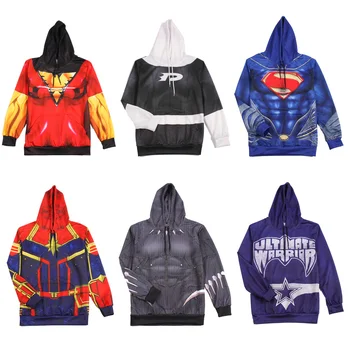 

Superman Sweatshirt Jacket Advanced Tech Hoodie Cosplay Costumes 2019 new superhero Hoodies suit