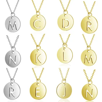 

LaVixMia Authentic Stainless Steel Initial Name Jewelry Necklace Wholesale Female Dainty 26 Letter Charm Necklaces Dropshipping