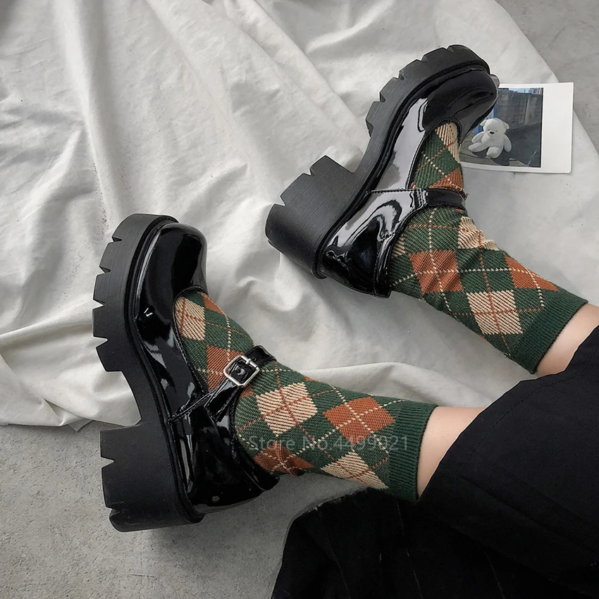 Japanese Style Lolita Shoes Women Vintage Soft Sister Girls High Heels Waterproof Platform College Student Cosplay Costume | Тематическая