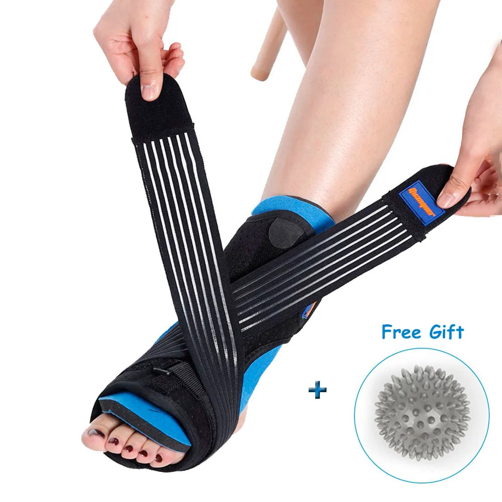 

Ankle Support Brace Adjustable Ankle Sprains Protector Fitness Heel Guard Pad Elastic Foot Bandage Strap with Exercising Ball