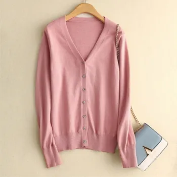 

Women Button Solid Knit Short Cardigan Long Sleeve Casual Warm Loose Sweater