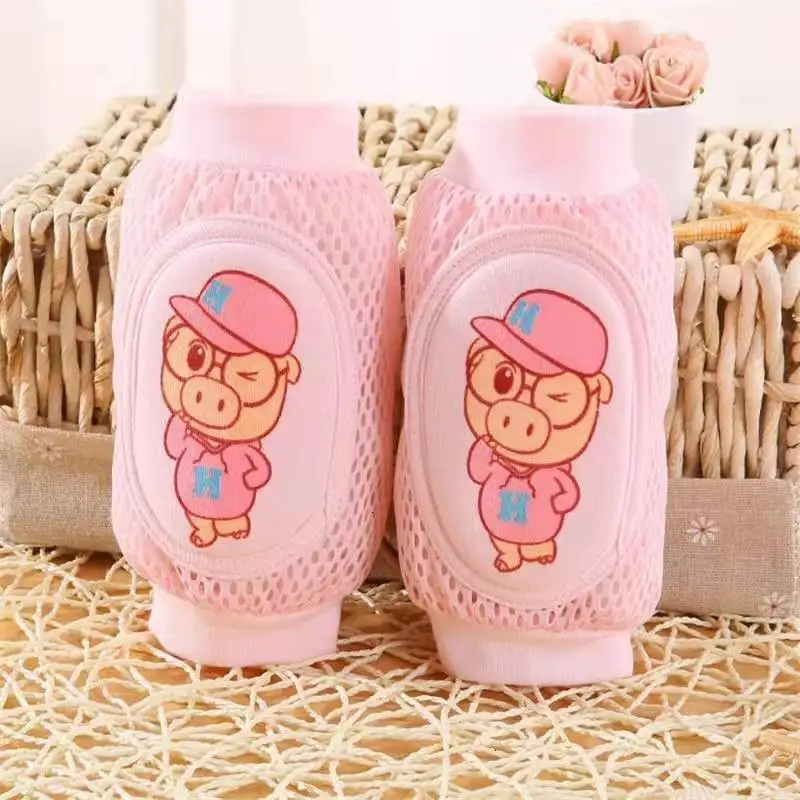 Children Kneepad Baby Ventilation Reticular Will Sponge Baby Crawl Kneepad Learn To Walk Defence Knock Protective Clothing